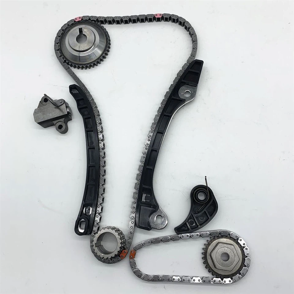 مجموعة سلسلة توقيت المحرك لنيسان تيدا فيرسا HR 16 13028-ED 000 15041-ED50B KB-26 VVT Cam عمود الحدبات ضرس